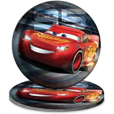 Imagem de Pratos de papel de jantar Disney Cars III, 23 cm, 8 unidades