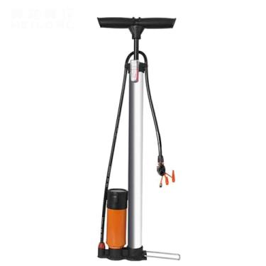 Imagem de Bomba de balão para infláveis, bomba de ar inflável, pé de bola de ar para arco de balão, aço inoxidável manual portátil com medidor de pressão 150PSI válvula americana/francesa/inglesa (660 x 38 mm,