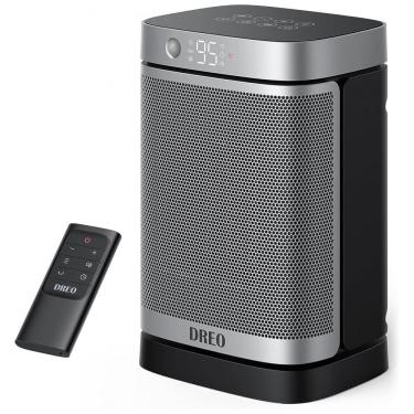 Imagem de Aquecedor Elétrico com Tela de LED e Sensor de Movimento, 1500W 110V, Dreo, Preto