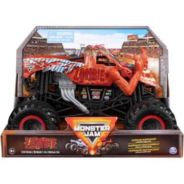 Imagem de Monster Jam Official 1:24 Scale Diecast Monster Truck Series 19 Red Zombie