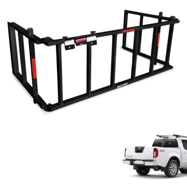 Imagem de Extensor de Caçamba Frontier 2008 a 2016 Rampa Preto Gtnox