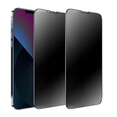 Imagem de Película Privacidade Cerâmica Fosca Para iPhone 11 a 15 Privacidade (iPhone 15 Pro)