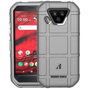 Imagem de Nakedcellphone Capa da série Special Ops compatível com Verizon Kyocera DuraForce Ultra 5G UW (E7110), [cinza] Capa protetora robusta para celular [antiimpressões digitais, textura de aderência fosca]
