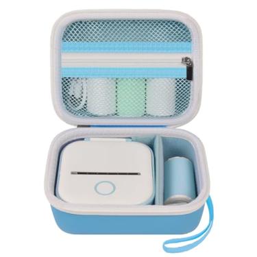 Imagem de Capa de etiquetadora para Memoking T02/ para Phomemo M02/ M02S/ M02 Pro/Q30S/ para Nelko PM230/ para Anycash/para Ponek Mini Pocket Printer, suporte de armazenamento de papel adesivo portátil - apenas