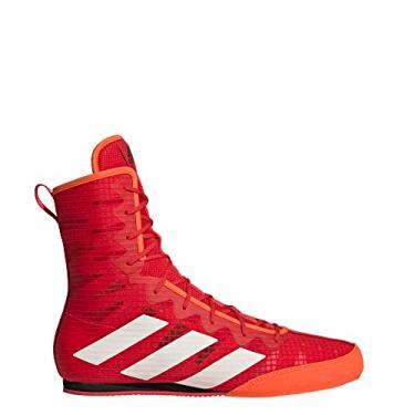 Imagem de adidas Box Hog 4 unissex adulto, Vermelho vívido/branco fora/laranja impacto, 35