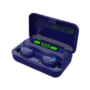 Imagem de Fones de ouvido Bateria Display Fone de ouvido BT Fones de ouvido 5.0 Fone de ouvido sem fio Fone de ouvido esportivo com caixa de carga