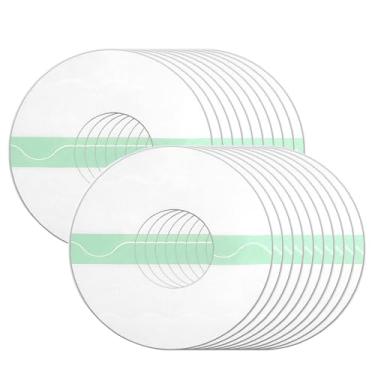 Imagem de 20 peças adesivos freestyle libre redondos sensores cobrem adesivos transparentes à prova d'água adesivos transparentes CGM overpatch