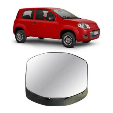 Imagem de Lente Retrovisor Fiat Uno 2010 a 2022 Direito - Evo-X Retrovisor