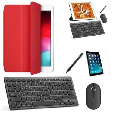 Imagem de Capa Smart Verm Teclado Mouse Pel, Stylus Galaxy Tab S6 Lite - BD Net 