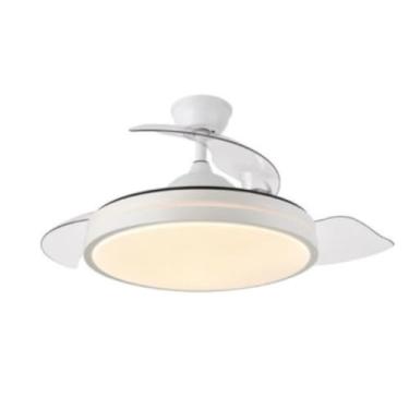 Imagem de Ventilador Pás Retrátil Transp. Air Basic Led Contr. Remoto (Branco)