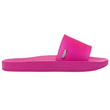 Imagem de Melissa Sunset Slides para mulheres - Sandálias veganas elegantes e confortáveis, chinelos, Rosa/Rosa claro, 34