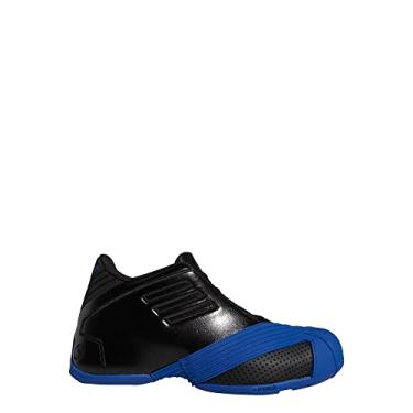 Imagem de adidas Tênis de basquete infantil T-Mac 1, Core Black/Royal Blue/Core Black, 22 BR