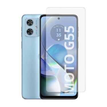 Imagem de Pelicula Proteção De Vidro 3D Compatível Para Moto G55 5G - Distribuid