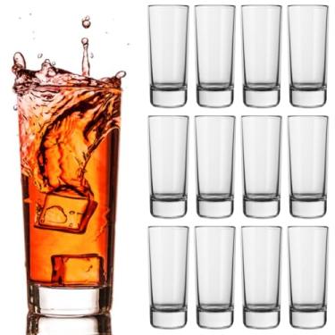 Imagem de Copos Shot, YULEER 2oz Clear Heavy Base Conjunto de Óculos de Tiro, Copo de Tiro para Espíritos e Bebidas