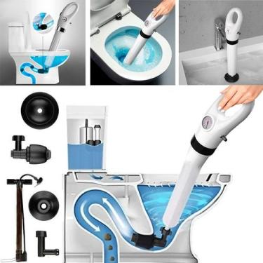 Imagem de Desentupidor Ar para Pia Ralo Vaso Tanque Privada Cano Sanitários de A