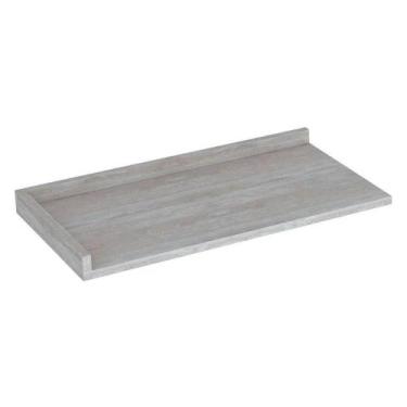 Imagem de Tampo p/ Balcão Cozinha Gabinete Canto Reto 94x94cm Calcare - Henn