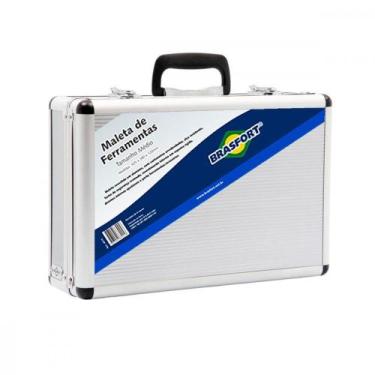Imagem de Maleta Ferramenta Aluminio Brasfort 42X28X12 8312