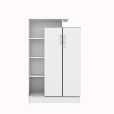 Imagem de Armário Multiuso com Chave Elite Demóbile, Branco