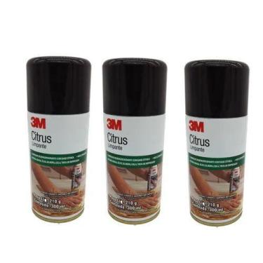 Imagem de Kit 3 Citrus Limpante Removedor De Adesivos Original 3m