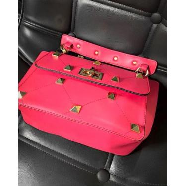 Imagem de Bolsa Donatella - Cor pink / Detalhes Spike - Karina Ferreira 