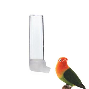 Imagem de Bebedouro Base Plástica Gaiola Pássaro Grande 80 Ml - Mr. Pet
