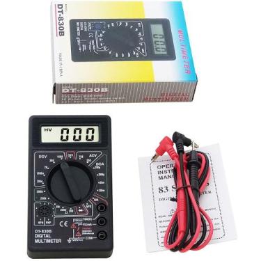 Imagem de Multímetro DT-830 Portátil Digital Profissional  Bateria 9V Com Precis