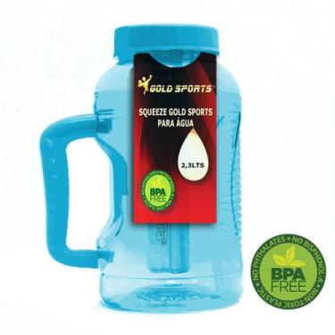 Imagem de Garrafa Squeeze Gold Sports Galão Resistente - BPA FREE 2,3 Litros, Un