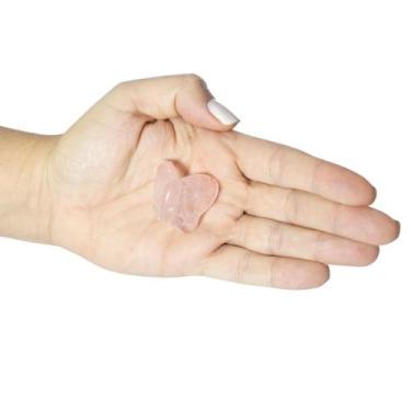 Imagem de MINI BORBOLETA QUARTZO ROSA - (2 a 3,5)cm - GOMES CRYSTALS
