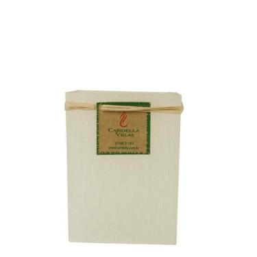 Imagem de Luminária Quadrada 8x10 Cm Marfim - Candella, Verde Bambú
