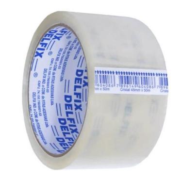 Imagem de Fita Embalagem Delfix Transparente 45mm X 40m - Ref. 415