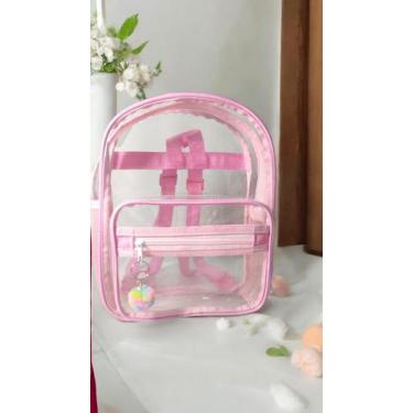 Imagem de Mochila Transparente De Costas P Enfermagem Curso Natação Passeio Adul