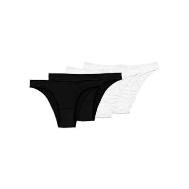 Imagem de Kit com 4 Calcinhas Biquíni Hope 35840, Branco, G