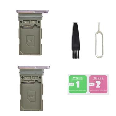 Imagem de Substituição de bandeja de cartão SIM único para Galaxy S23 S23+, compartimento para cartão SIM único compatível com Galaxy S23 S23 Plus versão US Single-Sim (Lavender)
