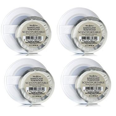 Imagem de Conjunto de 4 discos de refil de madeira de mogno Bath & Body Works