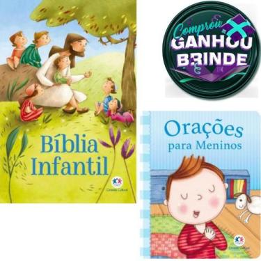 Imagem de Combo Bíblia Infantil + Livro Orações para meninos  Ciranda Cultural  