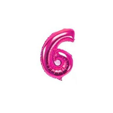 Imagem de Balão Metalizado Número Pink de 40cm (16 Polegadadas) - Pink - Plena M