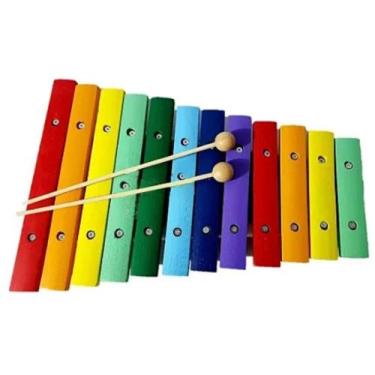 Imagem de Xilofone Liverpool 12 Notas Infantil Madeira