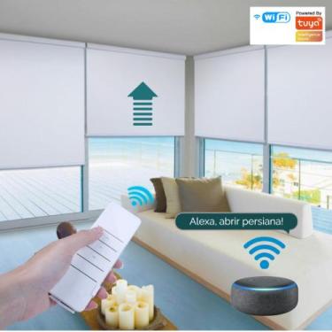 Imagem de Persiana Blackout Automática Alexa Google - Requinte