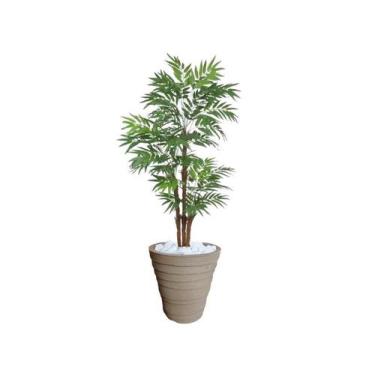 Imagem de Planta Artificial Árvore Palmeira Phoenix 1,77m kit + Vaso Redondo D. 