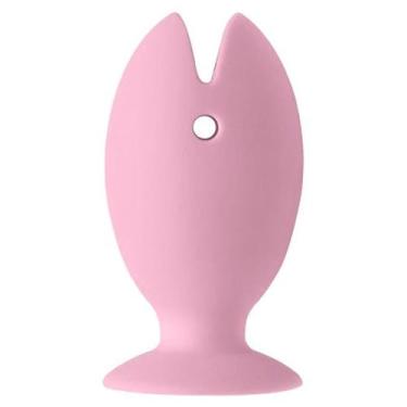Imagem de Suporte para Escova de Dente em silicone Peixinho Ventosa - Yaay, Rosa