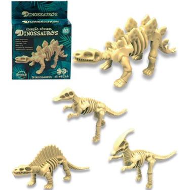 Imagem de Dinossauro fosseis de montar sortidos 15 pecas na caixa - ARK BRASIL