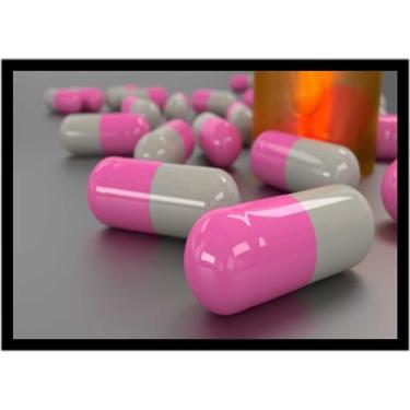Imagem de Quadro Decorativo Medicina Consultórios Farmácias Manipulação Medicame