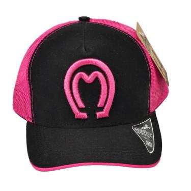 Imagem de Boné Unissex manga larga machador  - Rei da bota, M, Preto, Rosa