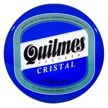 Imagem de Luminoso de Parede Cerveja Quilmes Retrô Vintage para Bar, Garagem, Churrasqueira, Espaço Gourmet