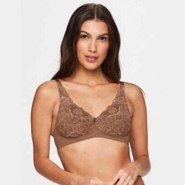 Imagem de Sutiã com Renda Triumph 24340 Sem Aro, Mascavo, 52