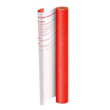 Imagem de Plástico Adesivo DAC Tak com Glitter Vermelho - 45cm x 2 Metros
