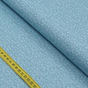 Imagem de Tecido Estampado para Patchwork - Craquelê : Light Sea (0,50x1,40) - F