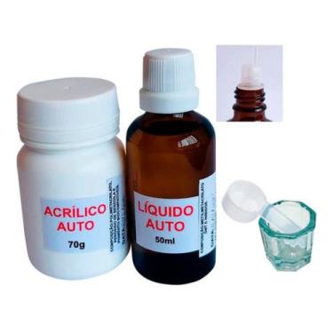 Imagem de Resina Acrílica Auto Polimerizante  Incolor 70gr + 50 Ml - UDB ODONTO
