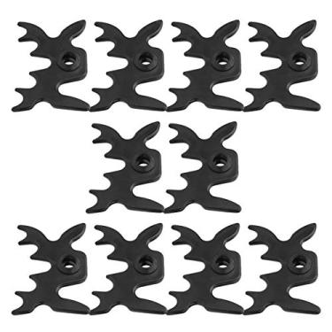 Imagem de Ponte de Piscina, Cabeça de Ponte de Taco de Bilhar 10 Peças de Deslizamento de Plástico na Cabeça de Ponte de Moosehead Design de Formato de Chifres de Ponte de Taco de Bilhar