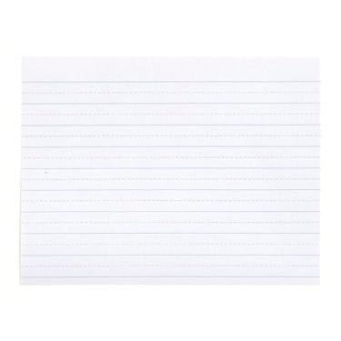 Imagem de School Smart 085439 Papel pautado alternativo sem margem, 26,6 cm de comprimento, 20,3 cm de largura, branco (resma de 500)